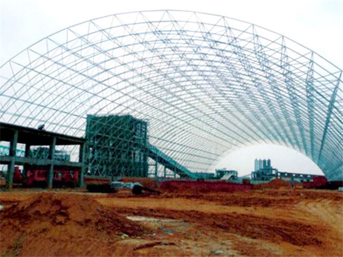 南京廣西白色電廠干煤棚網架加工